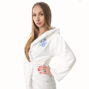 Бял хавлиен халат за юноши Бял хавлиен халат за юноши