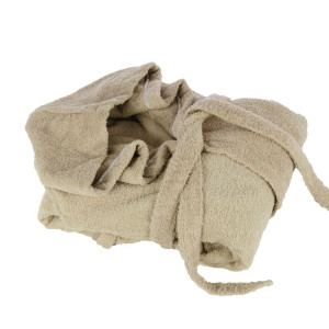 Бежов халат за баня - 100% Памук Бежов халат за баня - 100% Памук