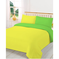 Двуцветен спален комплект със завивка Ж-З