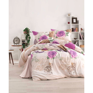 Дизайнерски памучен спален комплект Чара