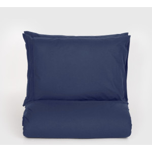 Тъмносиньо спално бельо от 3 части Lagom 