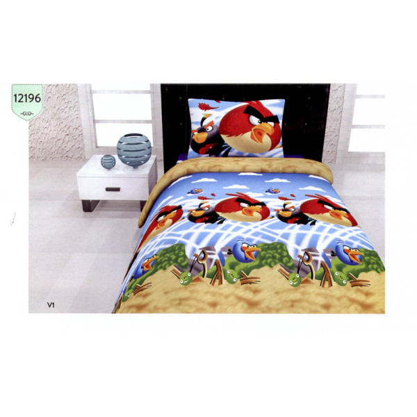 Спални Комплекти за Деца с изображение на Angry Birds