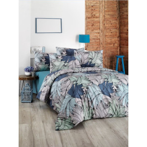 Спално бельо Aubrey Leave сатениран ранфорс 