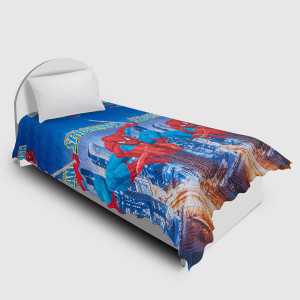 Микрофибърно шалте за детско легло Спайдърмен