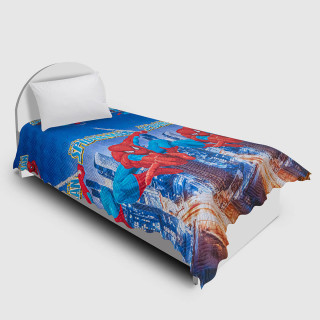 Микрофибърно шалте за детско легло Спайдърмен