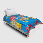 Микрофибърно шалте за детско легло Патрул Лапа