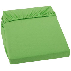Зелен еластичен чаршаф с ластик