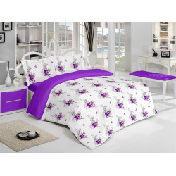 100% памучен спален компект Helena Purple