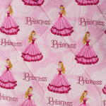 Памучен детски спален комплект Принцесата в розово