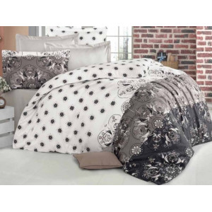 Модерно спално бельо Alistar Silver - ранфорс