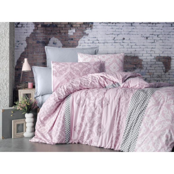 Памучен спален комплект Розови сънища - 100% Ранфорс