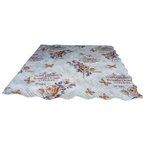 Микрофибърно покривало за спалня - Авантюра, беж