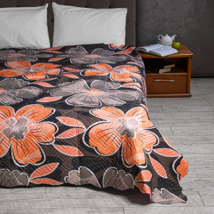 Модерно шалте FLORAL - Праскова