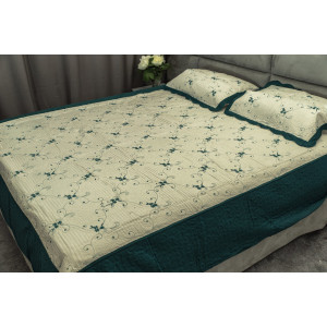 Покривало за спалня с две калъфки Зета