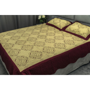 Покривало за спалня с две калъфки Клер