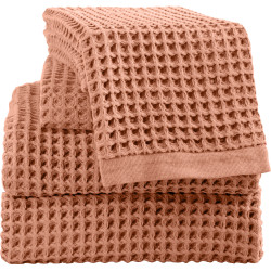 Вафлена кърпа 30х50 см. - праскова