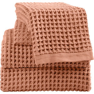 Вафлена кърпа 30х50 см. - праскова