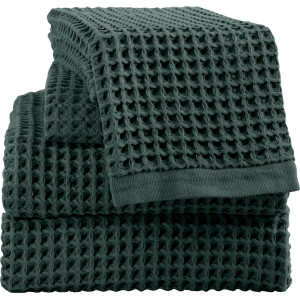 Вафлена кърпа 30х50 см. - зелено Вафлена кърпа 30х50 см. - зелено