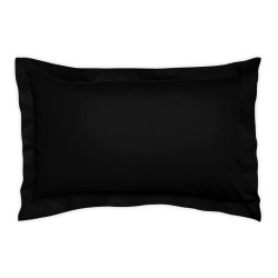 Калъфка за възглавница Памучен сатен - черна