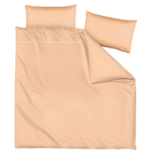 Двоен спален комплект Праскова - Памучен сатен Двоен спален комплект Праскова - Памучен сатен