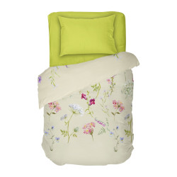 Единичен спален комплект от Ранфорс - Ботаника