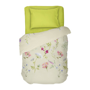 Единичен спален комплект от Ранфорс - Ботаника