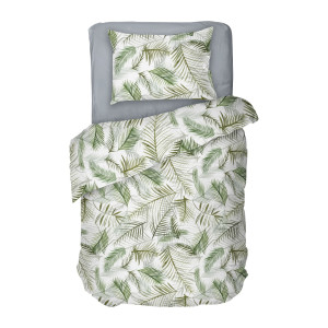 Памучно спално бельо за единично легло - Тропикана