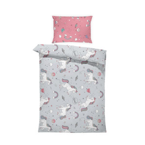 Бебешки спален комплект Еднорог - Ранфорс, 2 части 