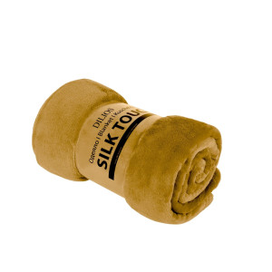 Полиестерно одеяло в тъмно жълто - Копринено докосване