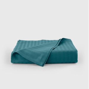 Долен чаршаф Севилия 150х260 см. - Синьо райе