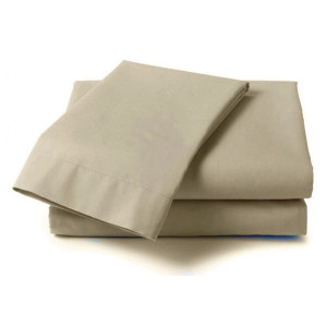 Бежов Памучен долен чаршаф Бежов Памучен долен чаршаф