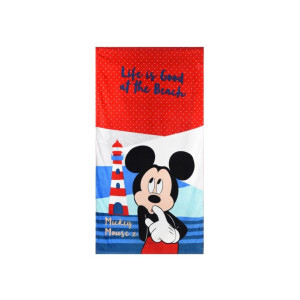 Детска кърпа за плаж - Мики на море Детска кърпа за плаж - Мики на море