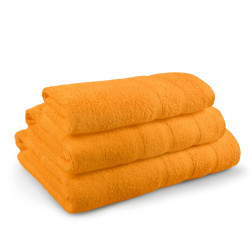 Комплект памучни хавлиени кърпи в оранжево - Перла