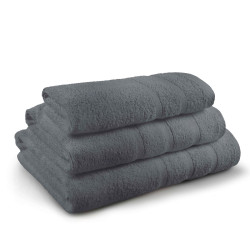 Комплект памучни хавлиени кърпи в сиво - Перла