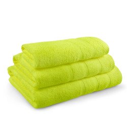 Комплект памучни хавлиени кърпи в зелено - Перла