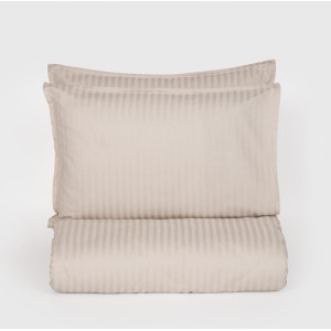 Спално бельо от 3 части Севилия - Пясъчно сиво райе Спално бельо от 3 части Севилия - Пясъчно сиво райе