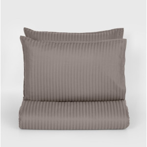 Спално бельо от 3 части Севилия - Тъмносиво райе Спално бельо от 3 части Севилия - Тъмносиво райе