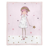 Модерно детско одеяло в розово - Малко момиче