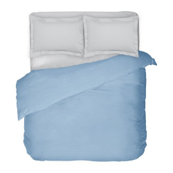 Двуцветен спален комплект, двоен Blue and Gray