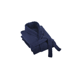 Син халат за баня - 100% Памук Син халат за баня - 100% Памук