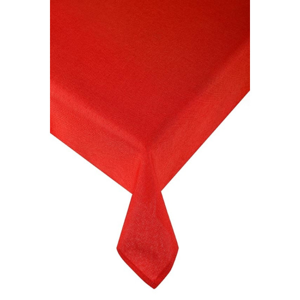 Полиестерна червена покривка за маса