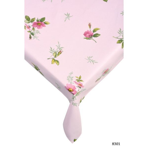 Покривка за маса - Розова на цветя