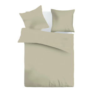 Монохромен памучен спален комплект Капучино