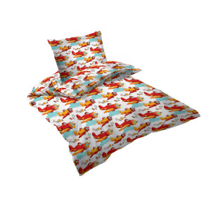 Детски комплект спално бельо Airplane - Ранфорс