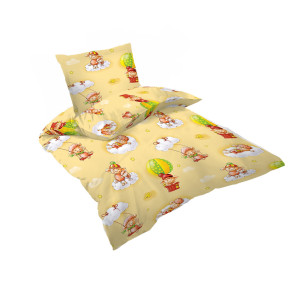 Памучен детски спален комплект Въздушен балон