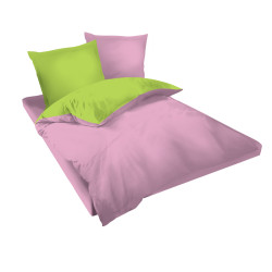 Двуцветен памучен спален комплект Амонела