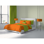 Двуцветен памучен спален комплект Амонела 6