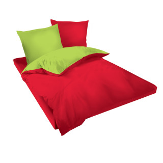 Двуцветен памучен спален комплект Nisana - Ранфорс