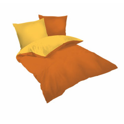 Двуцветен памучен спален комплект Азалея - Ранфорс