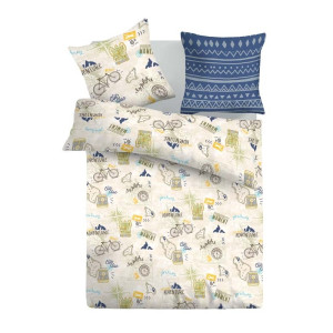 Памучен спален комплект Йонелита - Спално бельо Ранфорс